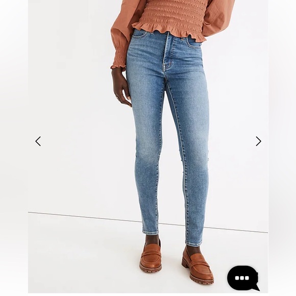 Madewell Curvy Roadtripper Skinny Jeans Vinton Wash 27 Like New - Picture 1 of 13